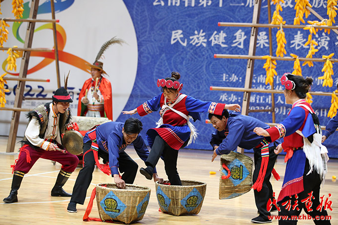 云南省第十二届少数民族传统体育运动会表演项目精彩瞬间 图片报道 第2张