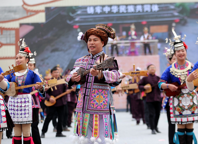 广西三江侗族自治县隆重举行成立70周年庆祝活动 图片报道 第5张