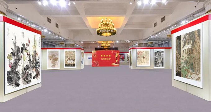 “喜庆二十大 讴歌新时代——2022年全国少数民族美术作品展”线上展览开展 图片报道 第4张