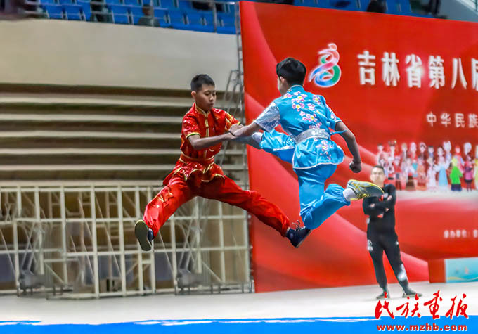 吉林省第八届少数民族传统体育运动会民族武术项目精彩瞬间 图片报道 第5张